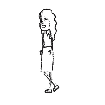 身材美女的发型设计和服装