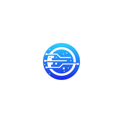 Modern Abstract Circle Technology logo template, W