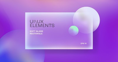 Ui - UX概念设计。将其用于登录页面、移动应用程序或现代海报设计。矢量插图。