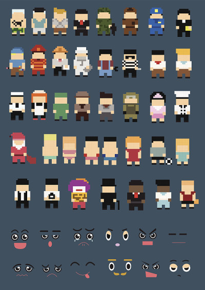 Collection-Character-of-my-Job-Pixel