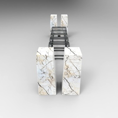 3d图像的自行车停车Rimini侧视图