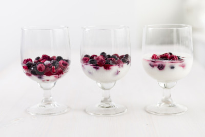 summerfruit和酸奶