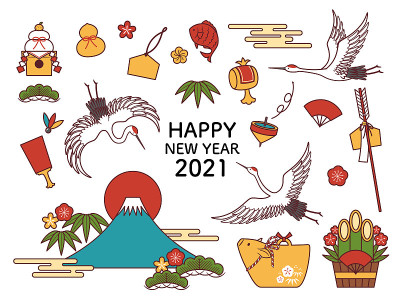 2021年新年插图