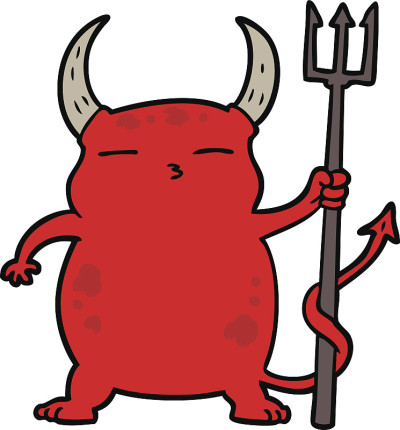 卡通小魔鬼