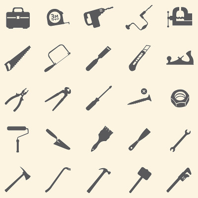矢量集25工具图标