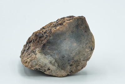 Chondrite Meteorite isolated, a piece of rock form