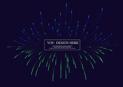 Lines composed of glowing backgrounds, abstract ve