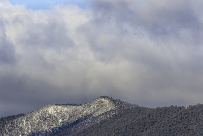 堪培拉南部的布林达贝拉山脉上的雪