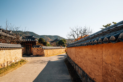 韩国安东浩浩民俗村