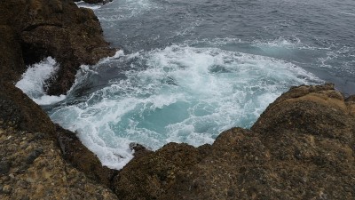 Point Lobos国家自然保护区海洋与岩石在美国加利福尼亚州卡梅尔