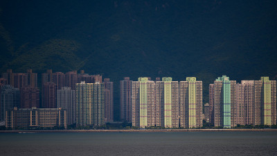 香港密集的高层建筑