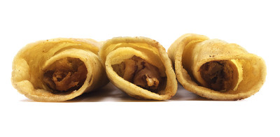 孤立的鸡Taquitos