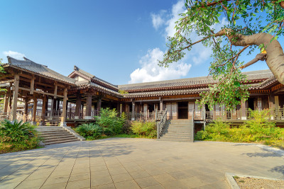 中国贵州秦汉古城公园。