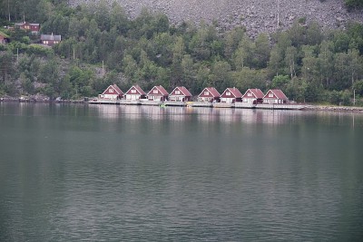 挪威峡湾的风景