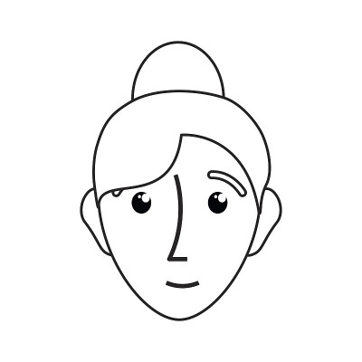 卡通女人图标