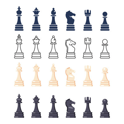 象棋图标向量集