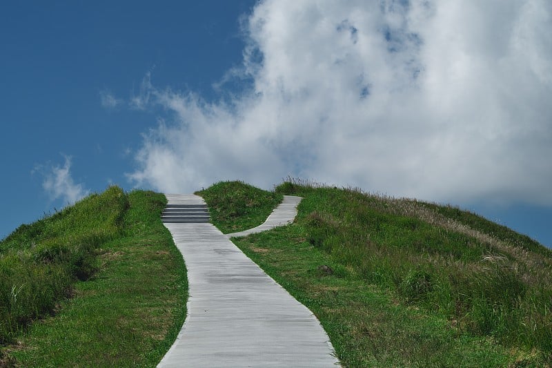 通往高山的路