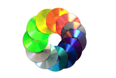 彩色CD和DVD
