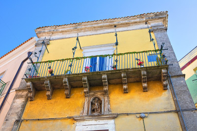 Ciociola宫。蒙特桑特'Angelo。Puglia。意大利。