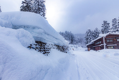 白川走下了大雪