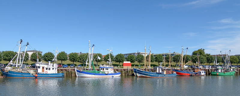 Buesum,北海,北Frisia,德国
