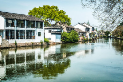 江南古镇街景