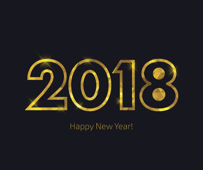 金光2018新年矢量插图