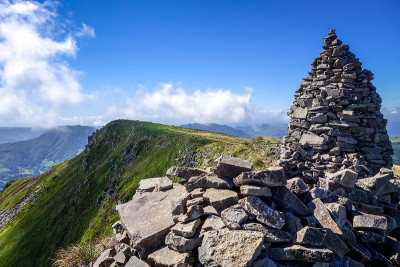 法国康塔尔奥弗涅的玛丽和火山链