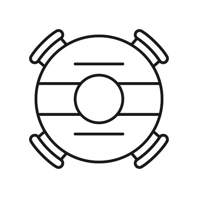 潜水浮标图标。潜水设备。