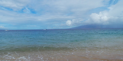 加勒比海景观海浪