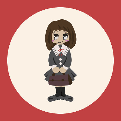 学生卡通主题元素