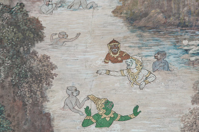 翡翠佛寺壁画《罗摩衍那》
