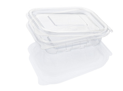 清空透明塑料食品容器