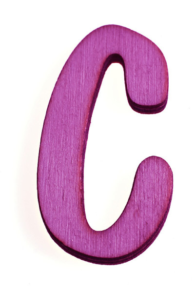 木制的字母C