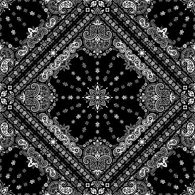 Seamless pattern based on ornament paisley Bandana