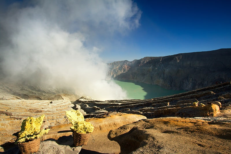 伊珍火山火山口