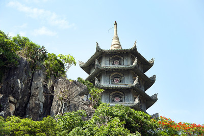 大理石山宝塔，岘港，越南