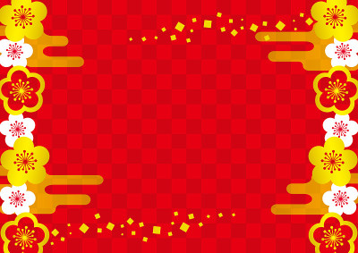 Japanese style background with checkered pattern a