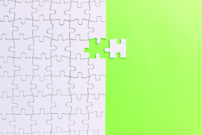 完成一个任务的最后一块白色拼图