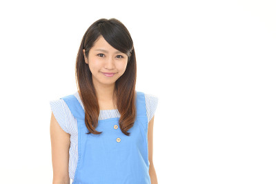 微笑的家庭主妇
