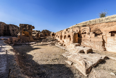 Artuklu, Mardin / Turkey, 2018年6月10日。古城市，马丁