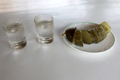 腌黄瓜伏特加