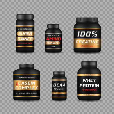Sport bottle protein.