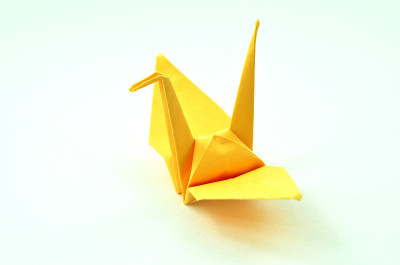黄纸鸟，折纸，文书工作