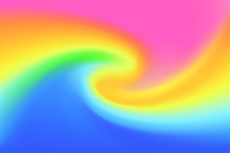 blurred pink and blue colors twist wave colorful e