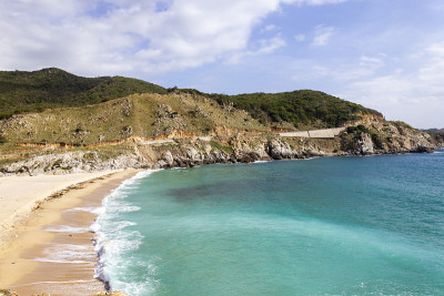 越南中南部海岸的美丽海滩