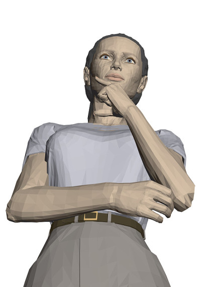 女孩认为