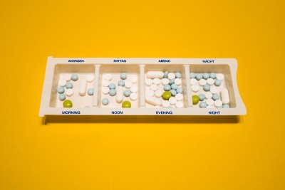 Many Pills in white Box