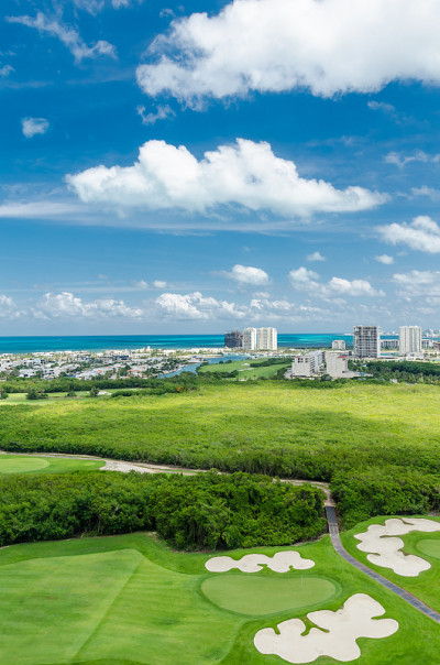 鸟瞰图当然在Cancún