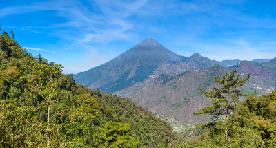 圣玛丽亚火山-危地马拉高地上的活火山，靠近奎扎尔特南戈-塞拉市，危地马拉